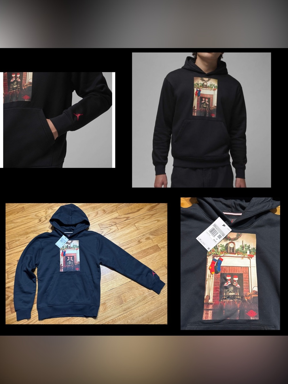 Air Jordan Jumpman Chimney Fleece Pullover Hoodie Men’s XS NEW!